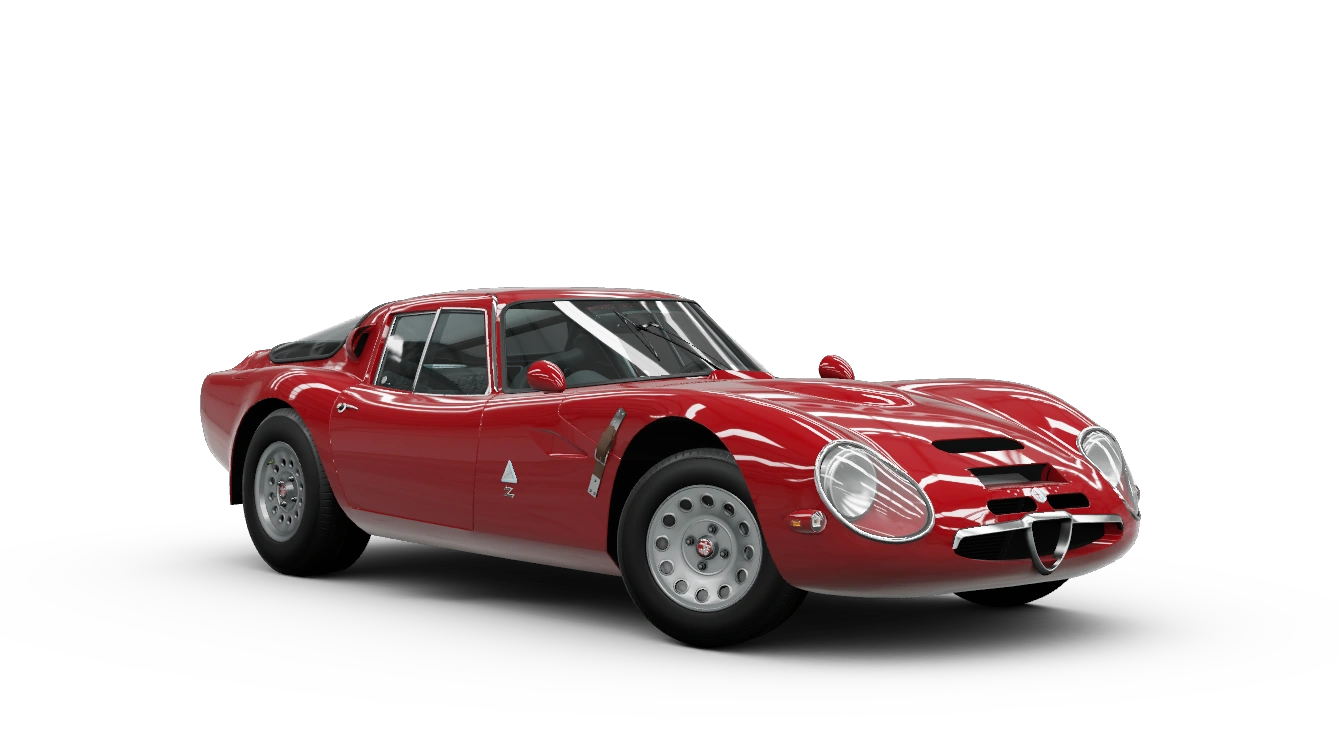 Miniature officielle de la 1965 Alfa Romeo Giulia TZ2