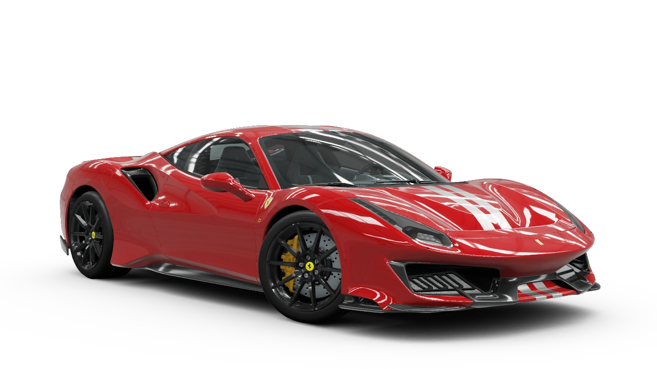 Miniature officielle de la 2019 Ferrari 488 Pista