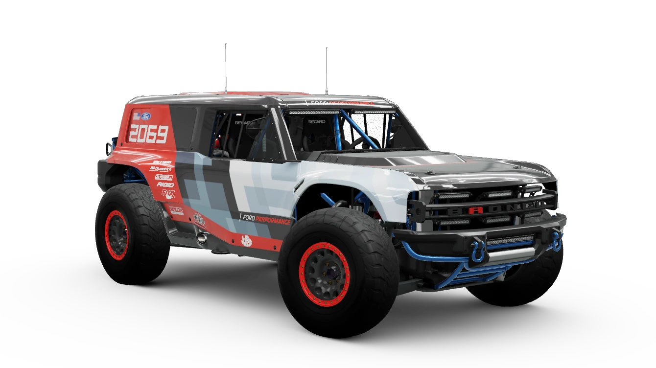 Miniature officielle de la 2020 Ford #2069  Performance Bronco R