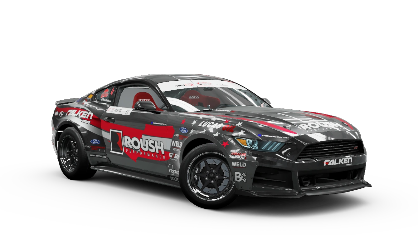 Miniature officielle de la 2015 Formula Drift #13 Ford Mustang