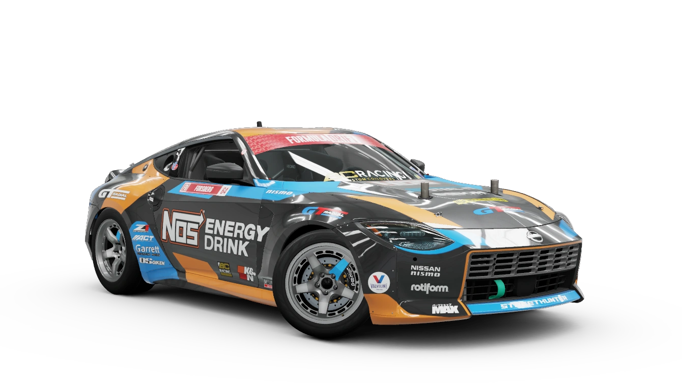 Miniature officielle de la 2023 Formula Drift #64 Forsberg Racing Nissan Z