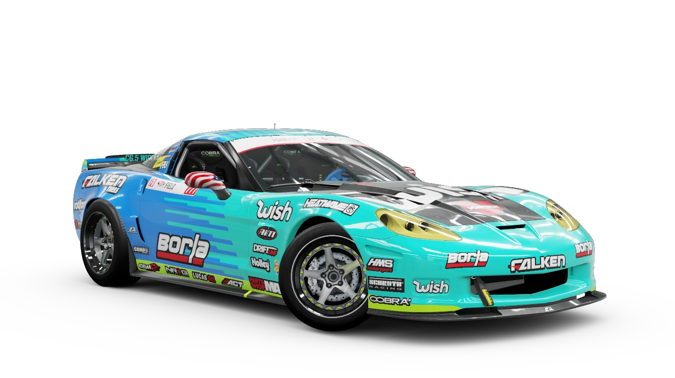 Miniature officielle de la 2013 Formula Drift #777 Chevrolet Corvette