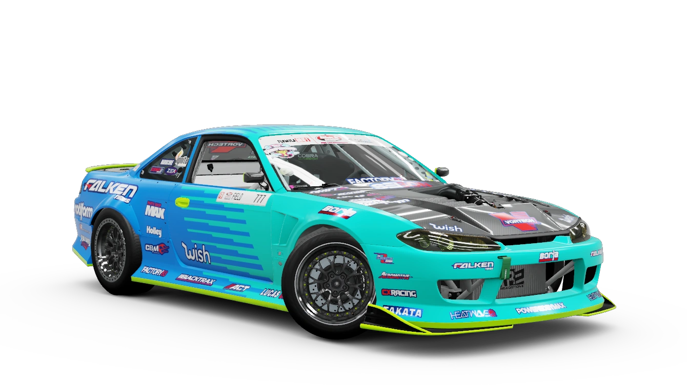 Miniature officielle de la 1997 Formula Drift #777 Nissan 240SX
