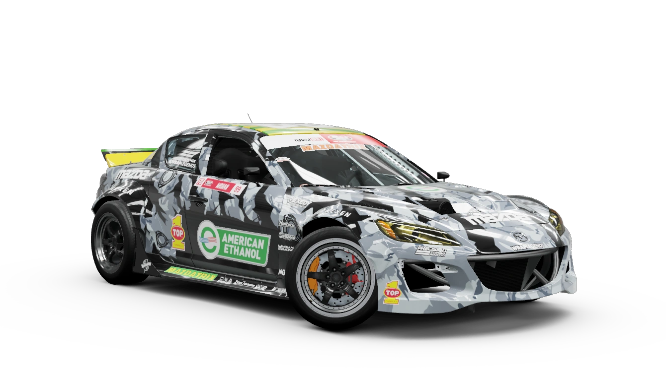 Miniature officielle de la 2009 Formula Drift #99 Mazda RX-8