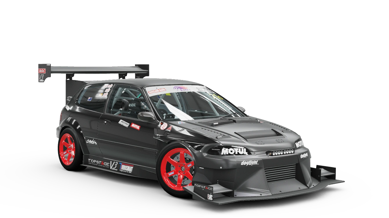 Official thumbnail for 1992 Honda #21 Hardrace/JDMYard Civic WTAC