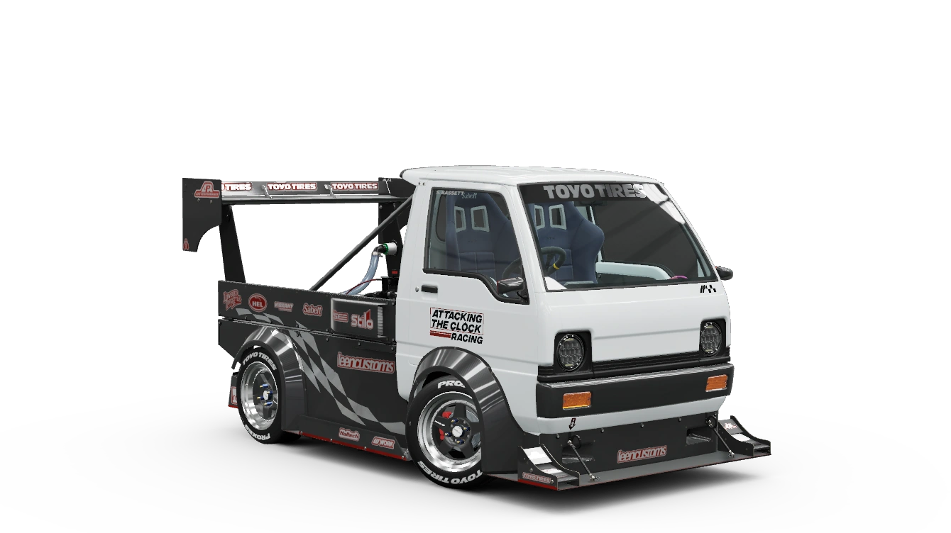Miniature officielle de la 1990 Mitsubishi #269 Attacking the Clock Racing Minicab Time Attack