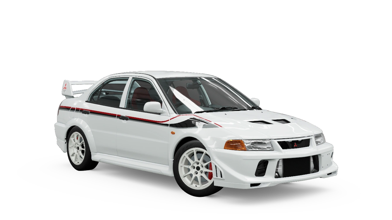 Miniature officielle de la 2001 Mitsubishi Lancer Evolution VI GSR TM Edition