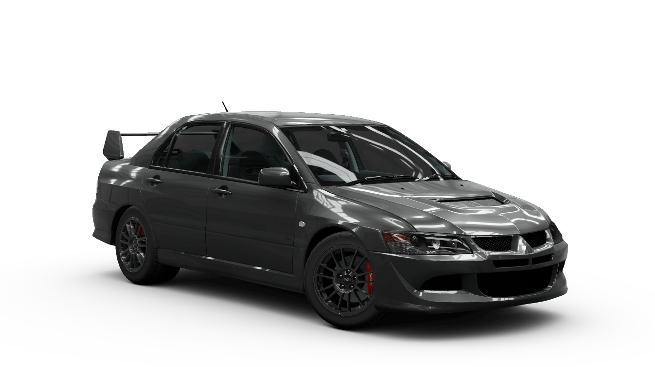 Miniature officielle de la 2004 Mitsubishi Lancer Evolution VIII MR Welcome Pack