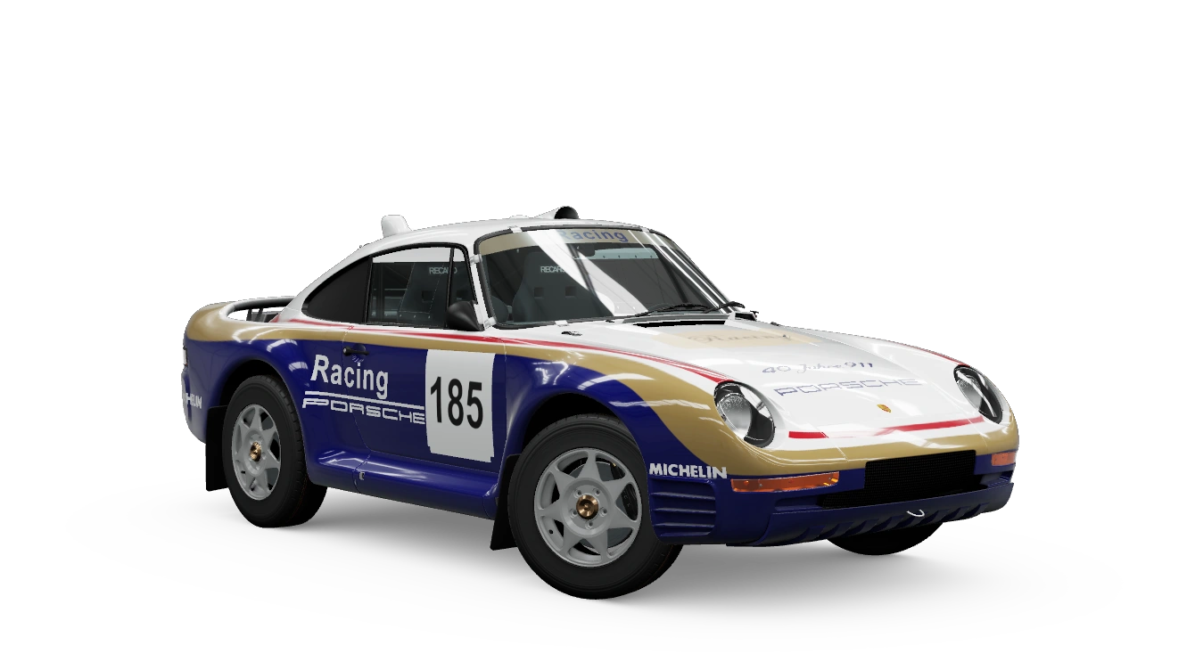 Miniature officielle de la 1985 Porsche #185 959 Prodrive Rally Raid