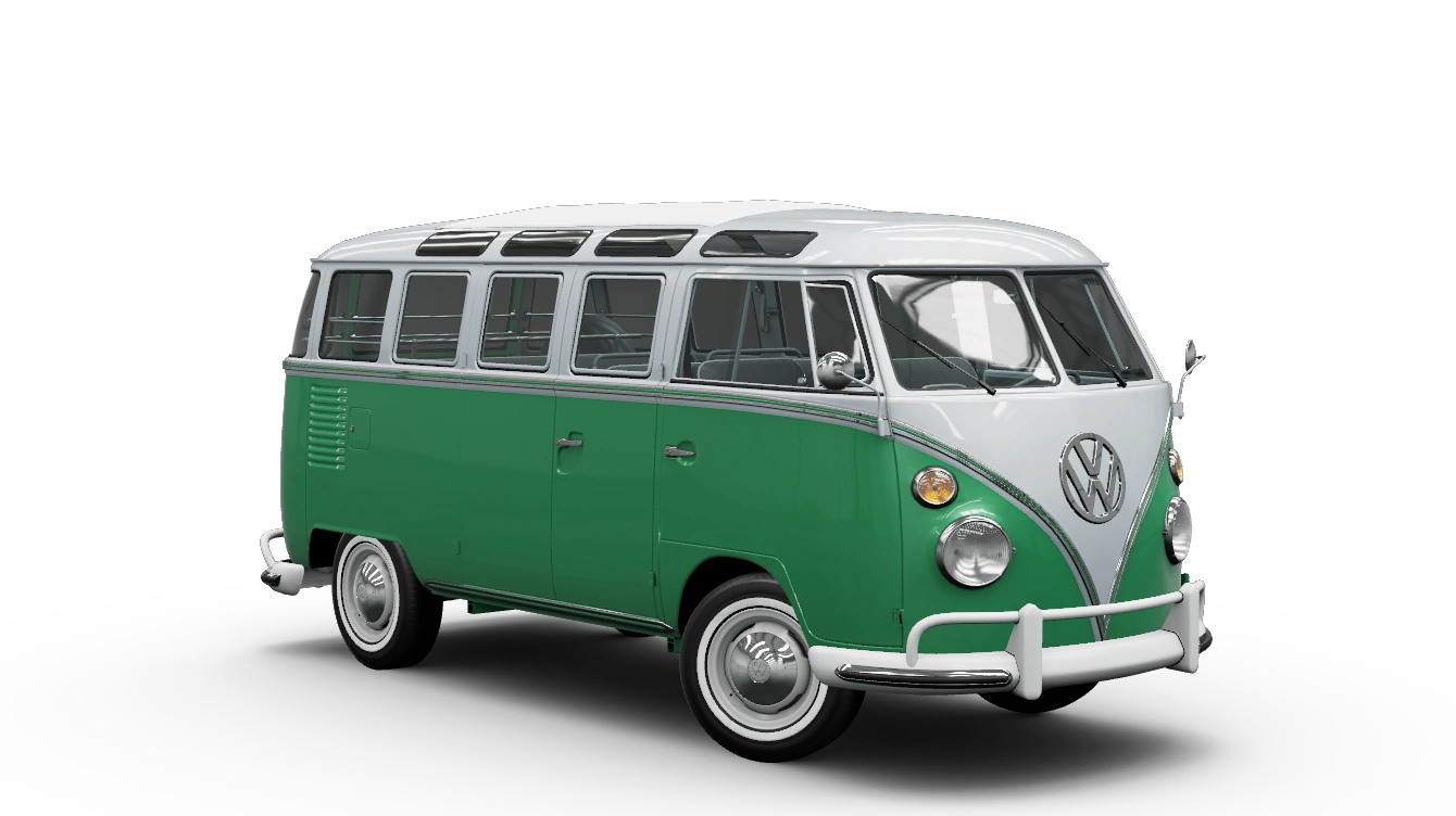 Miniature officielle de la 1963 Volkswagen Type 2 De Luxe