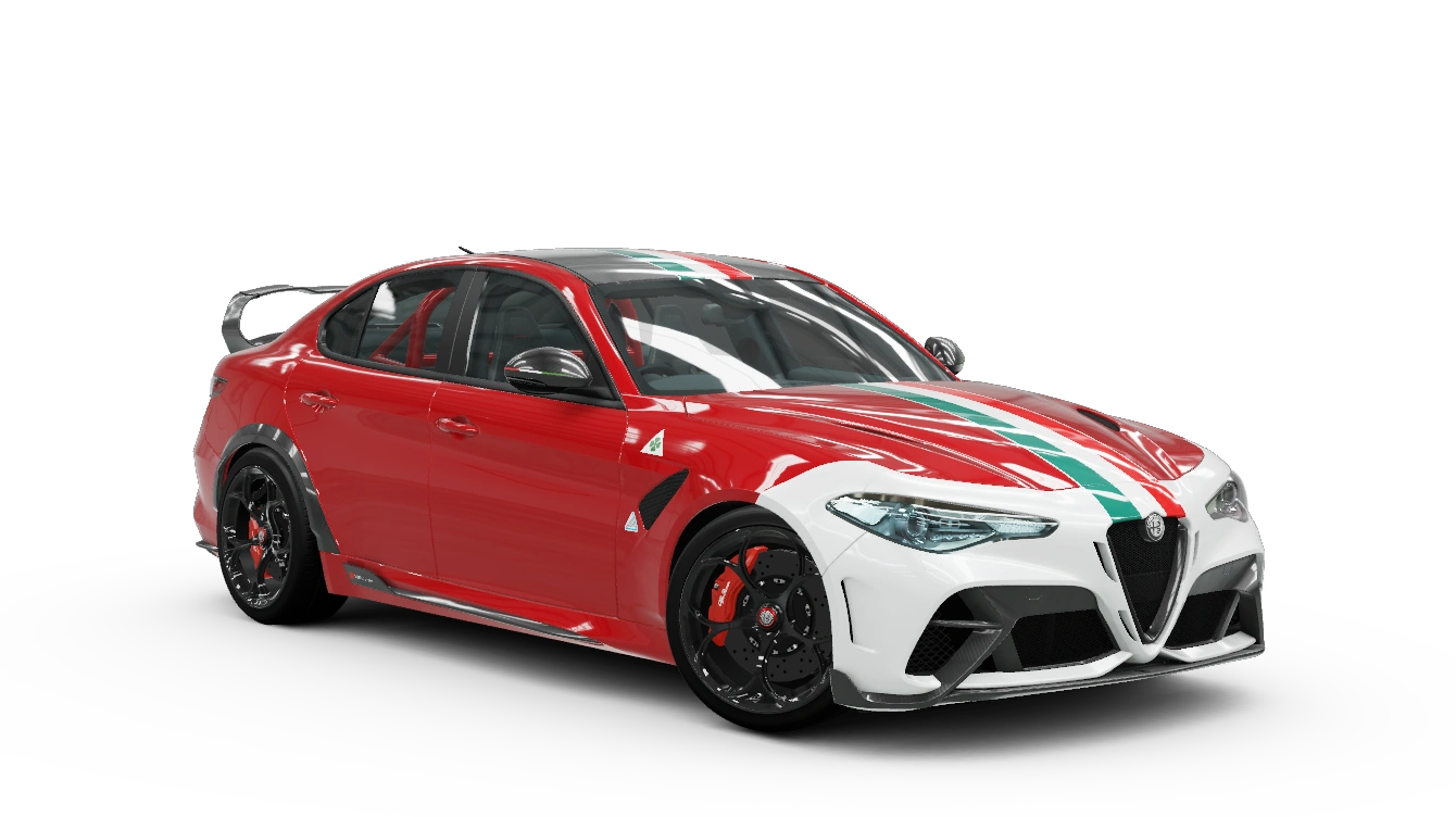 Miniature officielle de la 2021 Alfa Romeo Giulia GTAm